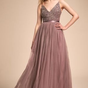 NWT Bhldn Avery Violet Gray Bridesmaids Dress  4
